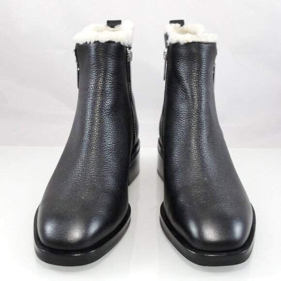 NWT$675 3.1 Phillip Lim Alexa Shearling-lined Leather Ankle Boots Zippers 8.5 - Picture 6 of 16